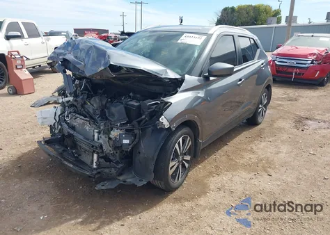 2020 Nissan Kicks Sv Xtronic Cvt from USA, damaged, VIN 3N1CP5CV2LL580116